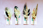 BrimBud Classic - Feather and Florals Hat Pin