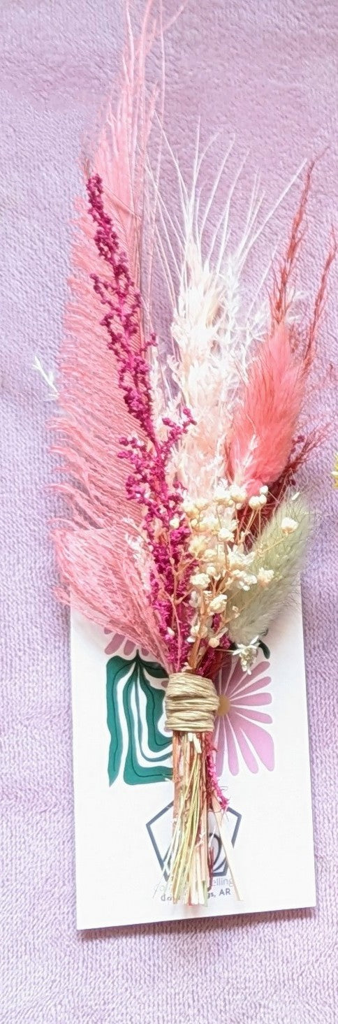 BrimBud Classic - Feather and Florals Hat Pin